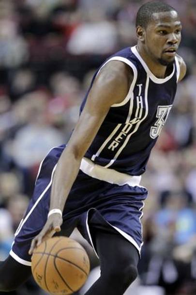 1 - Kevin Durant, star degli Oklahoma City Thunder. Ap